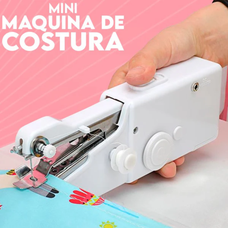 Mini Máquina de Costura Portátil Sem Fio